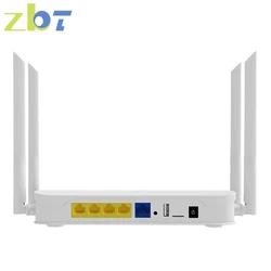 ZBT High Speed Wifi Router Home Wi-Fi 1200Mbps 16MB 256MB 4*Gigabit LAN Support 4G USB Modem Dual Bands 2.4ghz 5ghz Antenna