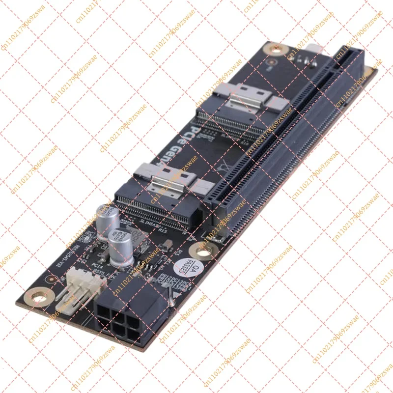PCIe 4.0 x16 to SFF-8654 (SlimSAS 8i) Adapter Card Conversion Board