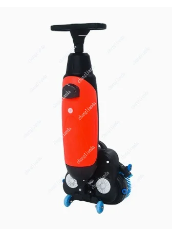 Compact Hand Push Floor Scrubber Integrated Wash Suction Mopping Machine Commercial Hotel Industrial Workshop Ground Cleaner