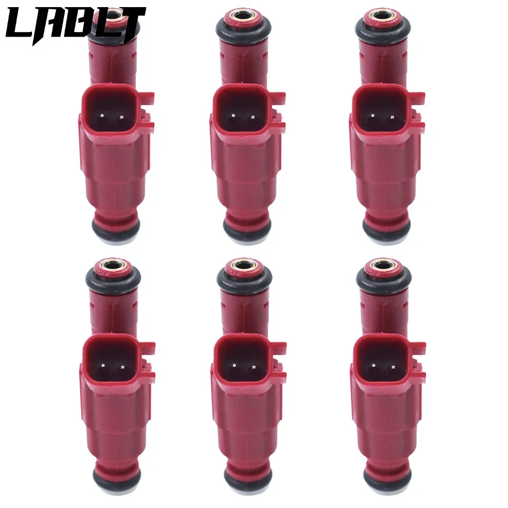 

6Pcs 12-hole Fuel Injector Set Fit For 1999-2004 Jeep Wrangler Ford 0280156161