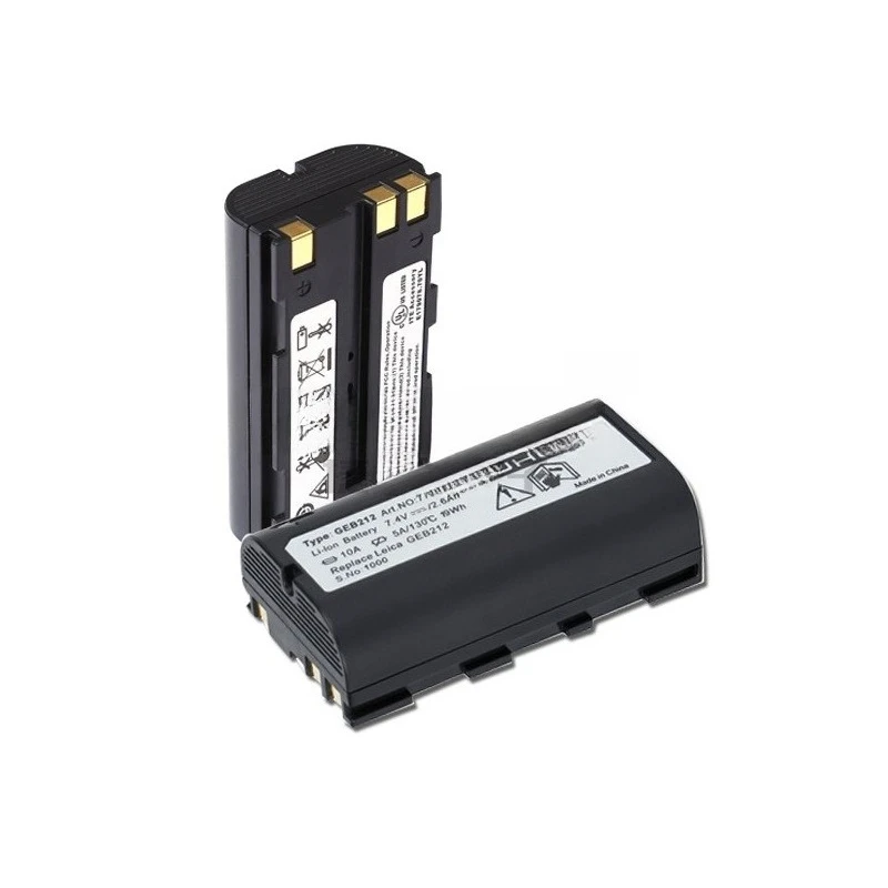 GEB212 7.4V 2600mAh Battery for LEICA TPS1200 Series Total Stations / 900 Series GPS