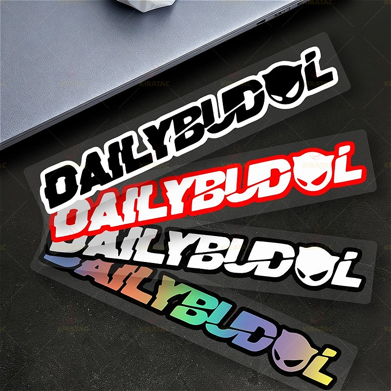 

1Pc DAILYBUDOL Vinyl Sticker, 2D Flat Waterproof Decal for Helmets, Bicycles, Laptops & Water Bottles