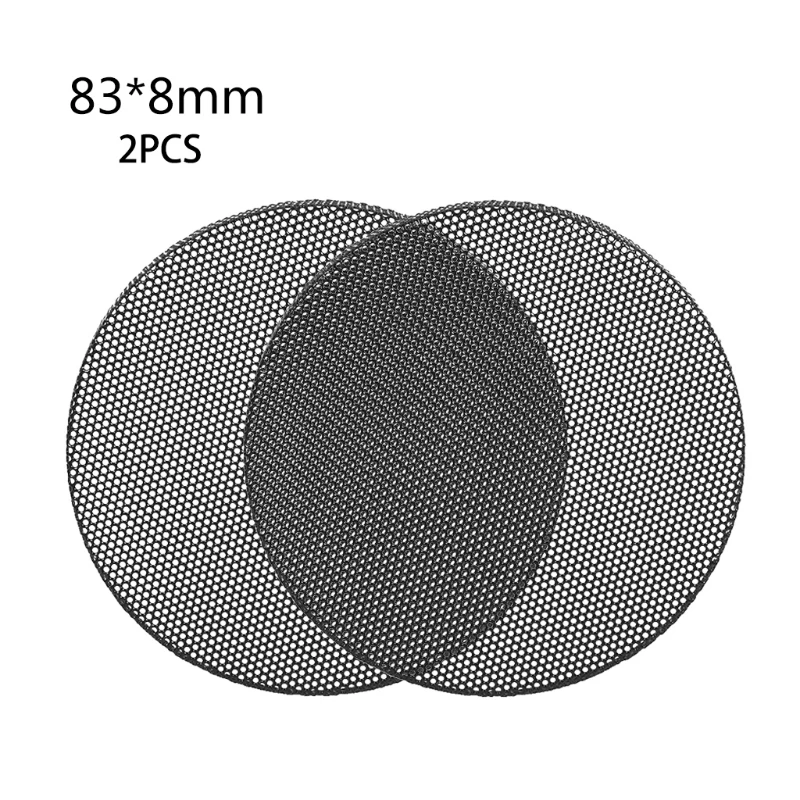 Couverture Grille en maille métallique pour haut-parleur, cercle décoratif remplacement, pour maison et le bureau