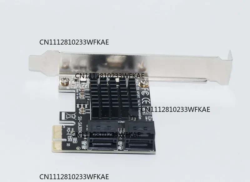 Marvell 88SE9215 PCIE to SATA Card PCI-E Adapter PCI Express to SATA3.0 Expansion Card 4Port SATA III 6G for SSD HDD IPFS Mining