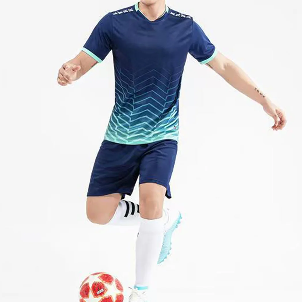 قميص كرة قدم سريع الجفاف للأطفال والكبار ، قميص تدريب ، حبل تخطي المنافسة ، زي فريق ملابس رياضية