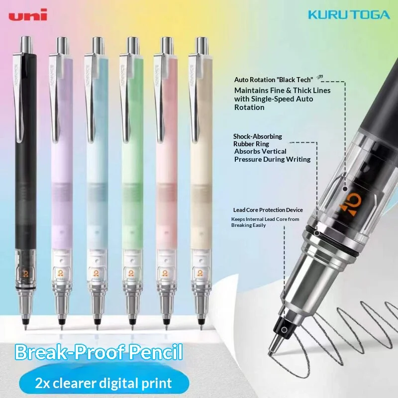 uni M5-559 Limited Mechanical Pencil,2xSpeed Auto-Rotation 0.5mm Retractable Pen Tip lapiseira profissional ForTechnical Drawing