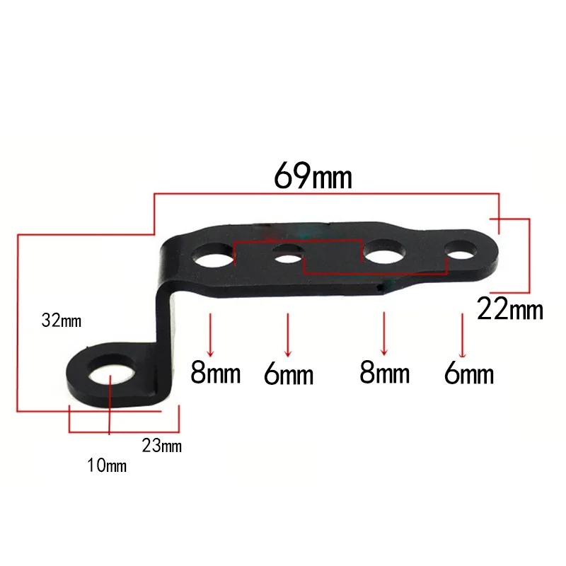 قوس ضوء LED متعدد الوظائف للدراجة النارية ، إكسسوارات مركبة كهربائية معدلة ، أقواس تمديد #5