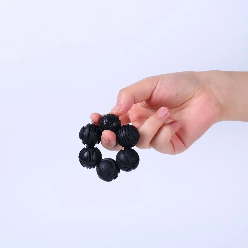 Magnetic Toy Silicone Magnetic Ball Fidgeting Toy Stress Relief Fingertip Activity Small Decoration Toys Miniature Model