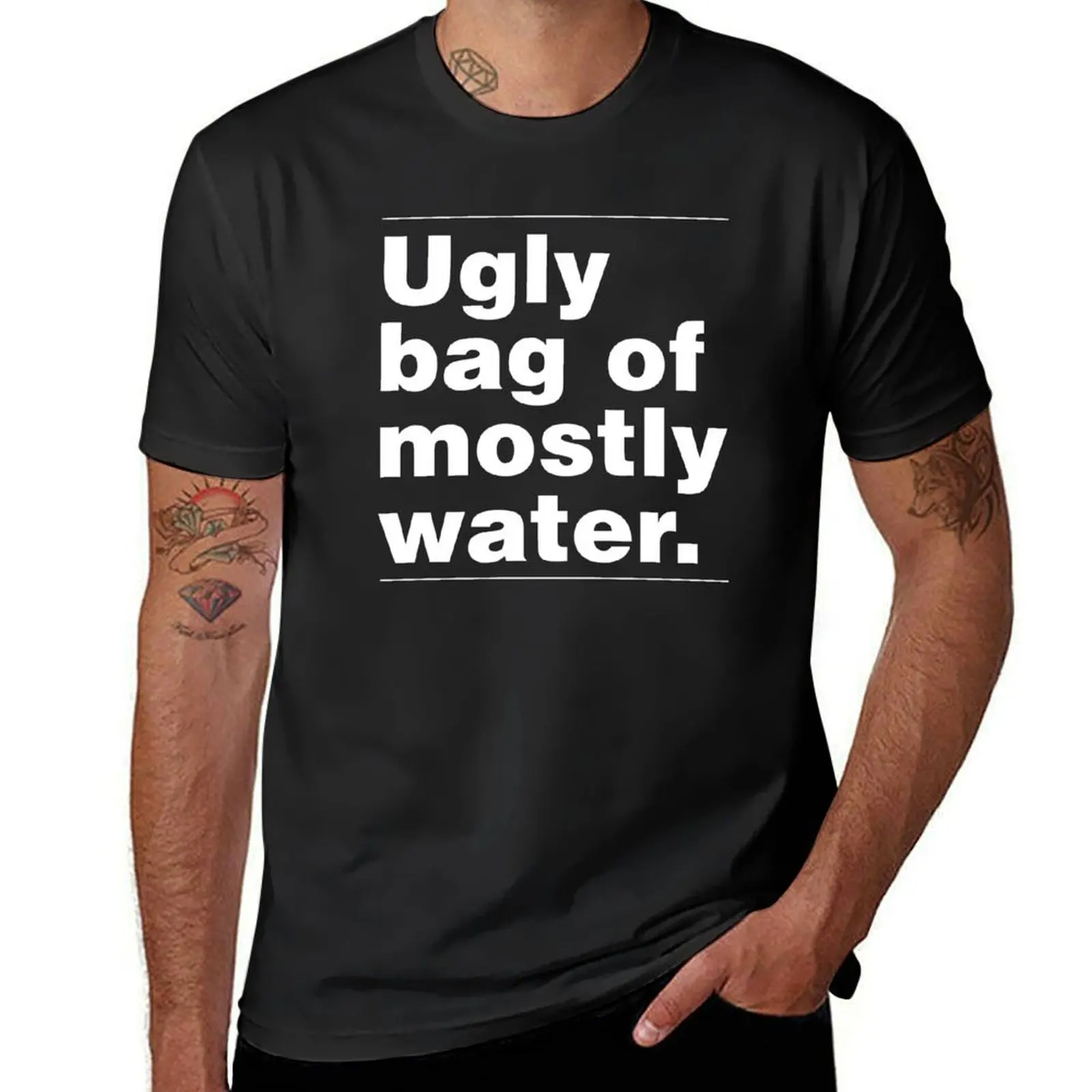 Ugly Bags of Mostly Water T-Shirt cute tops tees animal prinfor boys plain black t shirts men