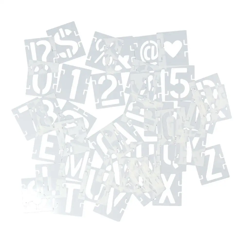 For Wall 2/3/4/5inch Letter Stencils Numbers Alphabet Stencils For Painting Large Numbers Templates DIY craft