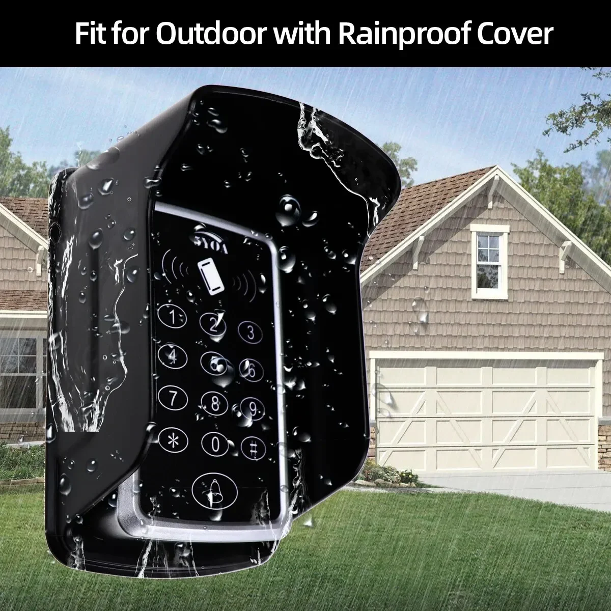 System kontroli dostępu z klawiaturą RFID 5YOA B03, czytnik kart EM 125KHz, otwieracz zamków drzwi, kontroler klawiatury do zabezpieczeń.