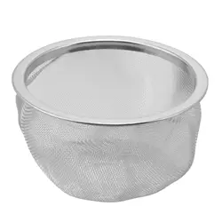 Teapot Diameter 80Mm Metal Mesh Tea Leaf Spices Strainer Basket