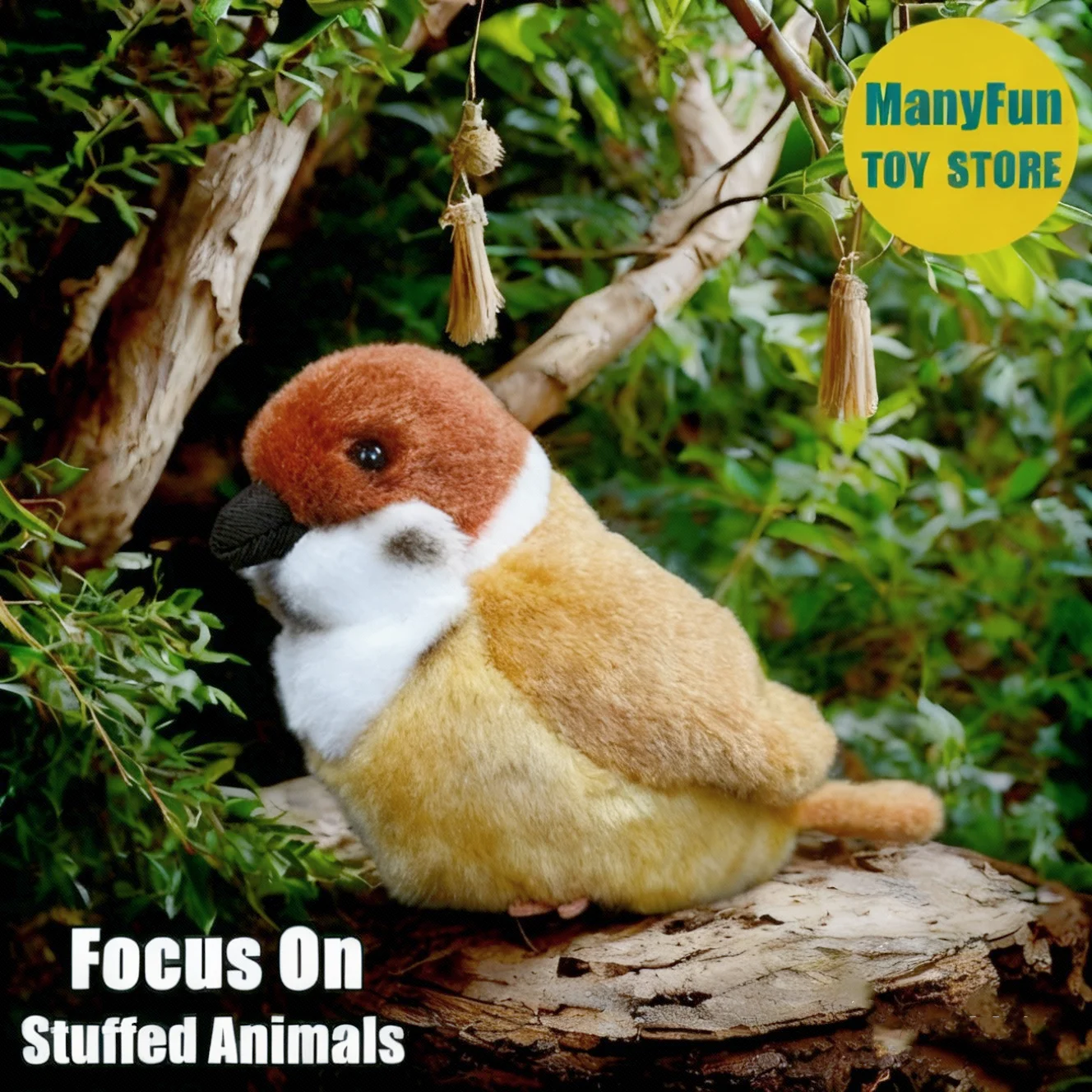 

Плюшевая игрушка Воробей, реалистичное дерево Воробь, плюшевая игрушка, реалистичная птица, мягкая игрушка, имитация куклы, подарки для детей для коллекционеров