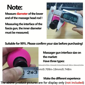 Černá masážní hlavice pro fasciální pistoli Silikonové příslušenství Fasciální pistole Tvar pěsti Tvar květinového drápu, kulový tvar vhodný pro fasciální pistoli 6 nejlepší prodej masážní pistole míč - №1