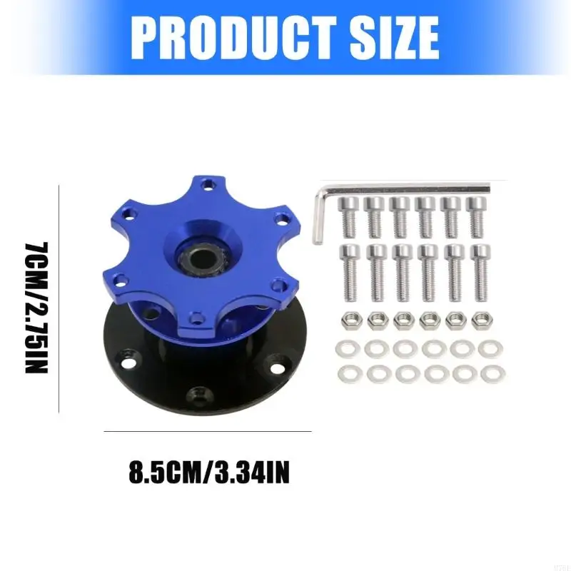 M76E Schnelle Installation Racing Lenkradadapter Schnellspanner-Kit für professionelle und Hobbyfahrer täglichen Fahrbetrieb – Detail 6