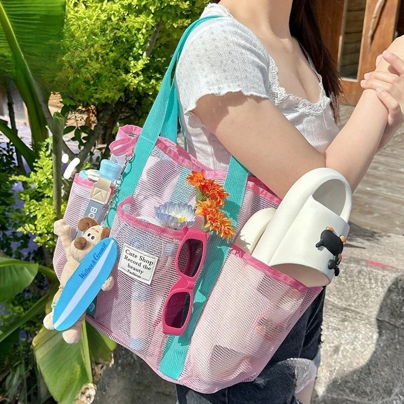 Swimming Bag Travel Beach Portable Handheld Large Capaci Fitn Waterproof Dry Wet Separation Sport Bag Organizer Storage Bag