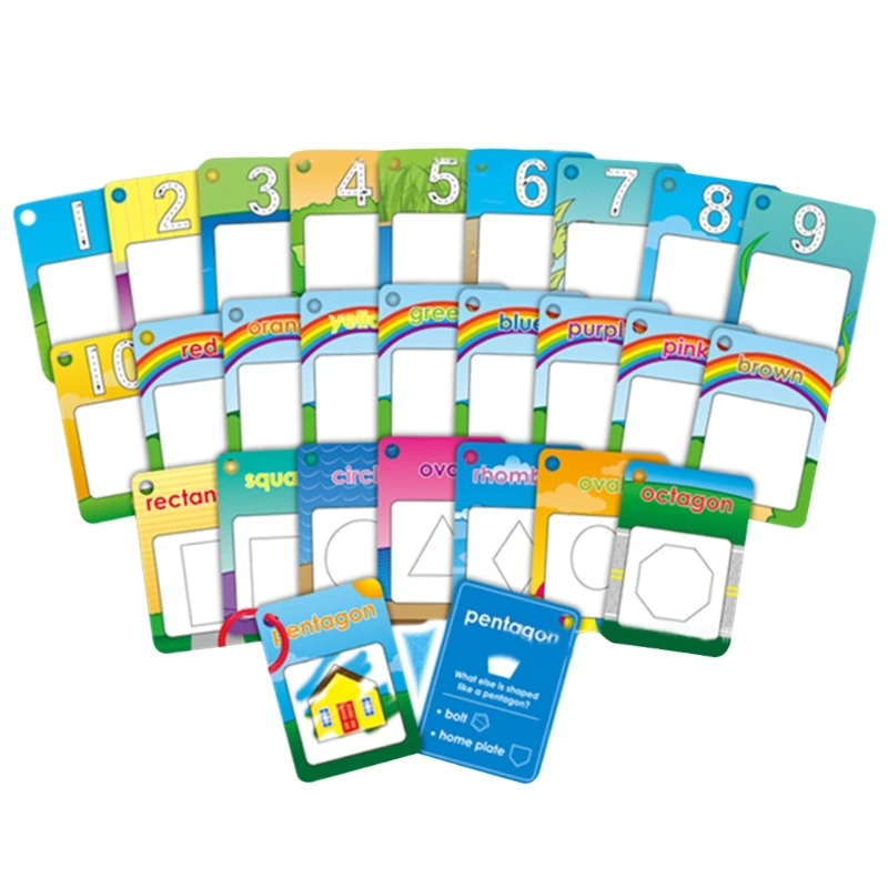 Letter Number Water Doodling Cards Word Learning Reading Cards Toy