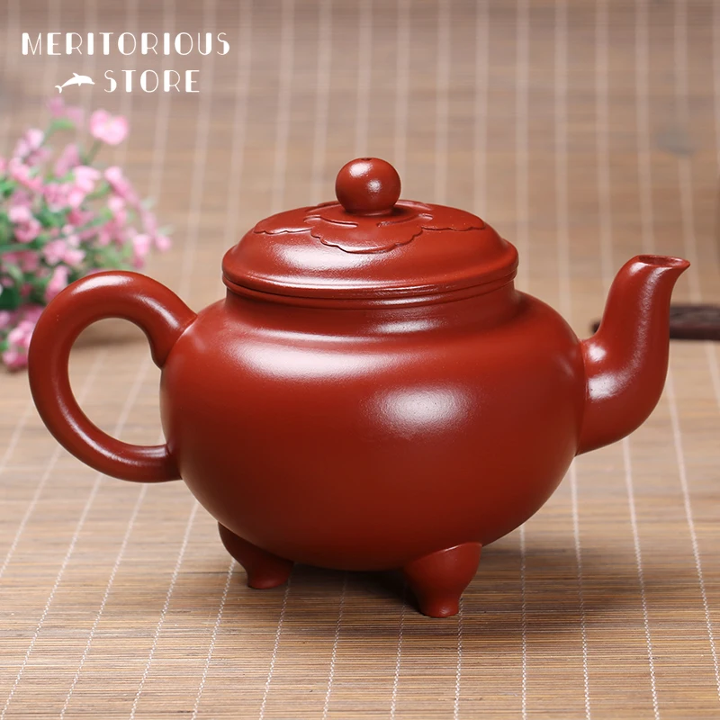 360ml Large Capacity Yixing Teapot Purple Clay Xishi Tea Pot Beauty Kettle Raw Ore Handmade Tea Set Authentic Tie Guanyin Puer