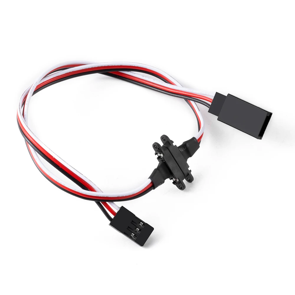 AXSPEED Magnetic Snap-on JR/ZH1.5 Extension Cable 1-to-2 Male Female Y Cable for RC Model Cars Planes Drones Boats Upgrade Parts