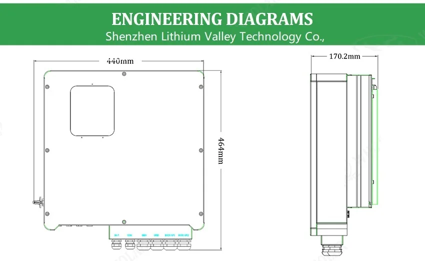 12KW 10KW 8KW Dc To 3 Phase Ac On-grid And Off-grid Hybrid Micro Power Solar Inverters