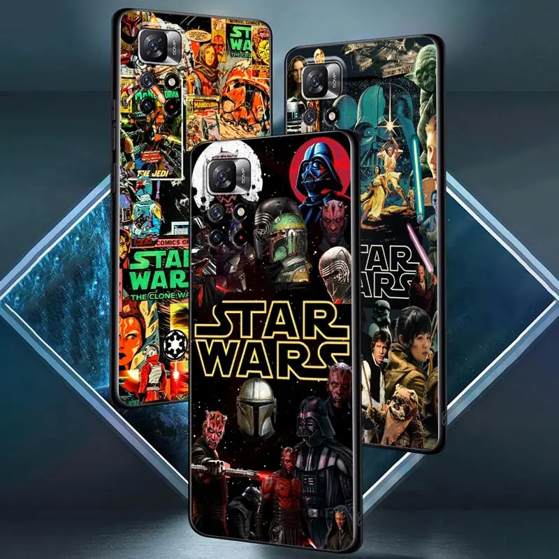 Starwars Georgelucas Yodas Poco F6 Pro Fundas Xiaomi Poco X3 NFC X6 X4 X5 M4 M5 M6 F3 F4 F5 14 13T Pro 전화 케이스 뒷면 커버