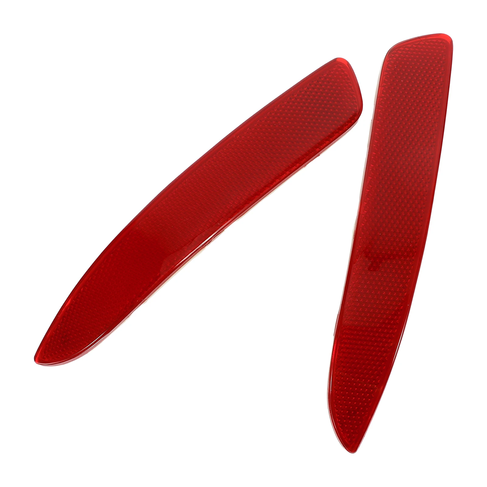 

1Pair Rear Bumper Reflector Car Rear Bumper Trim Reflector Light Durable High Reflectivity Safety Visibility Upgrade