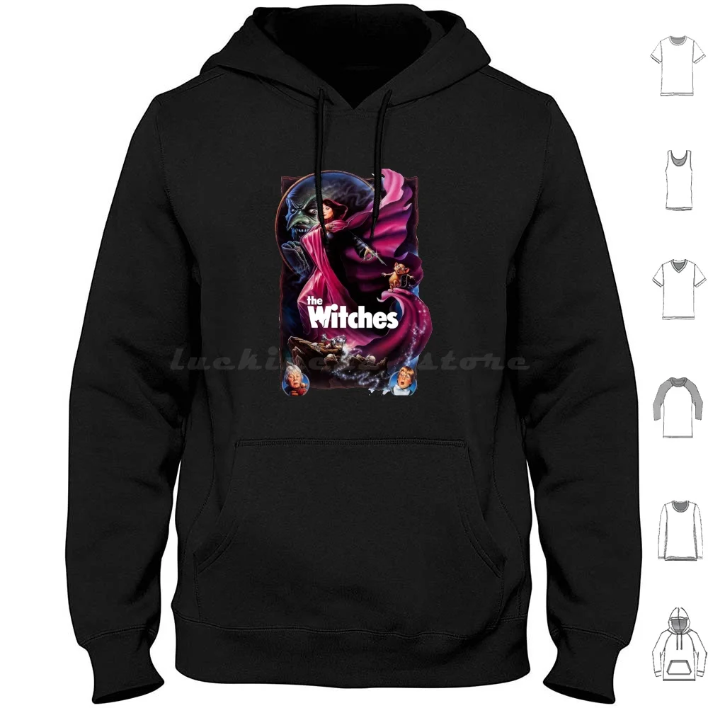 The Witches-Original Art（1990）☆Vhsgasm Video☆ Horror Hoodie cotton Long Sleeve Chucky Chucky Tv Series Bride Of Chucky Chucky