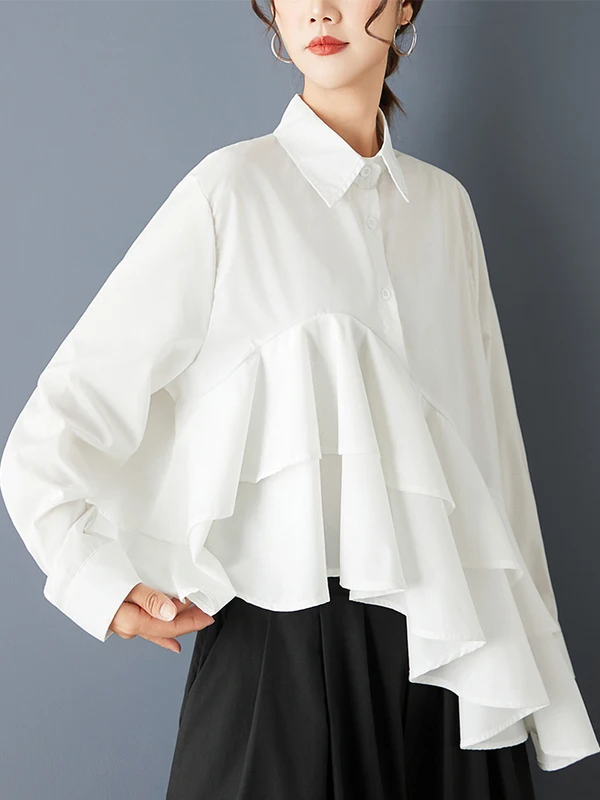 أصيلة ربيع الخريف لون نقي irt مع الدانتيل هملين Faionable اليابانية Sle تنوعا عادية فضفاضة تناسب المرأة