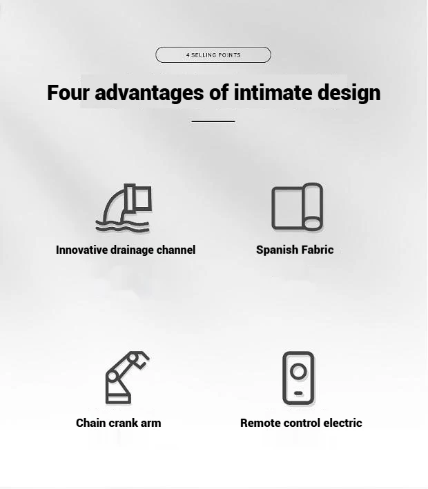 Customized Aluminum Alloy RV Sunshade and Rain Canopy Telescopic Towable for Outdoor Patio Use