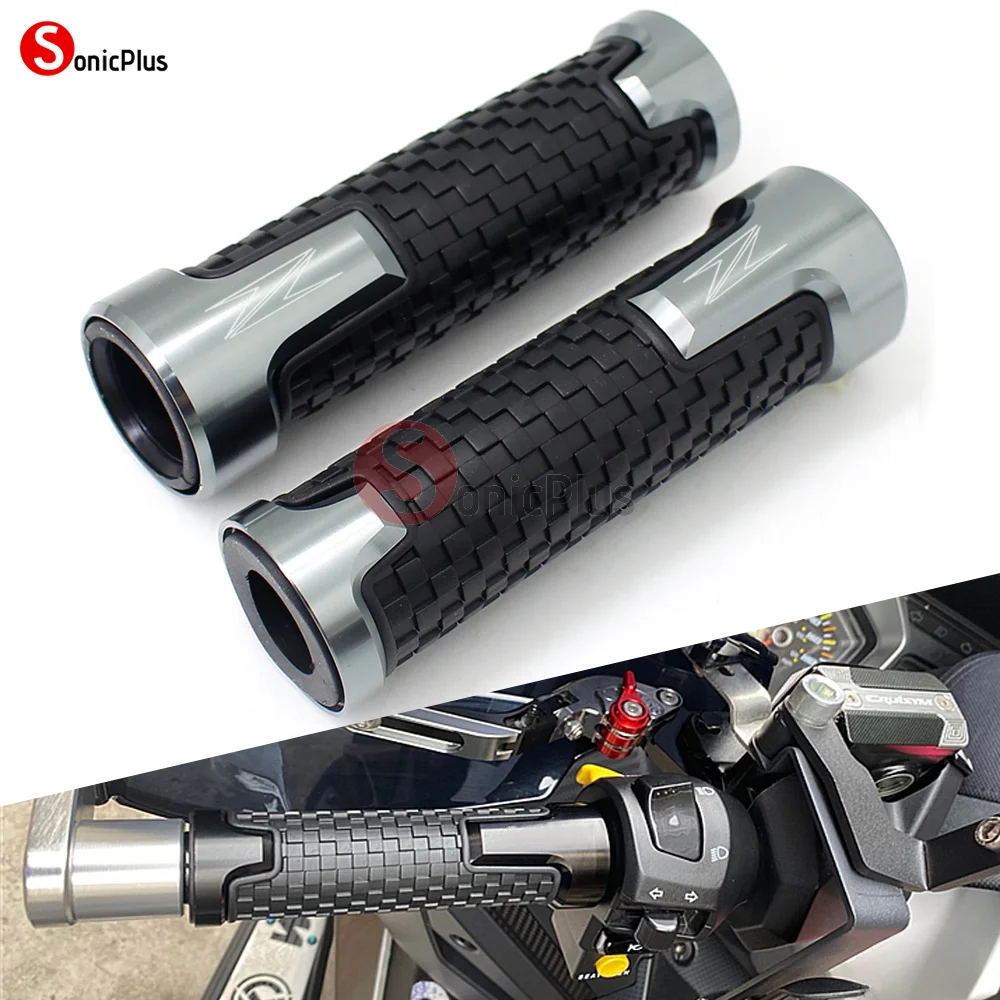 For Kawasaki Z Z125 Z250 Z300 Z400 Z650 Z750 Z900 ZH2 Z800 Z1000 Z250SL Z1000R ZH2 22mm handlebar Motorcycle handle grips