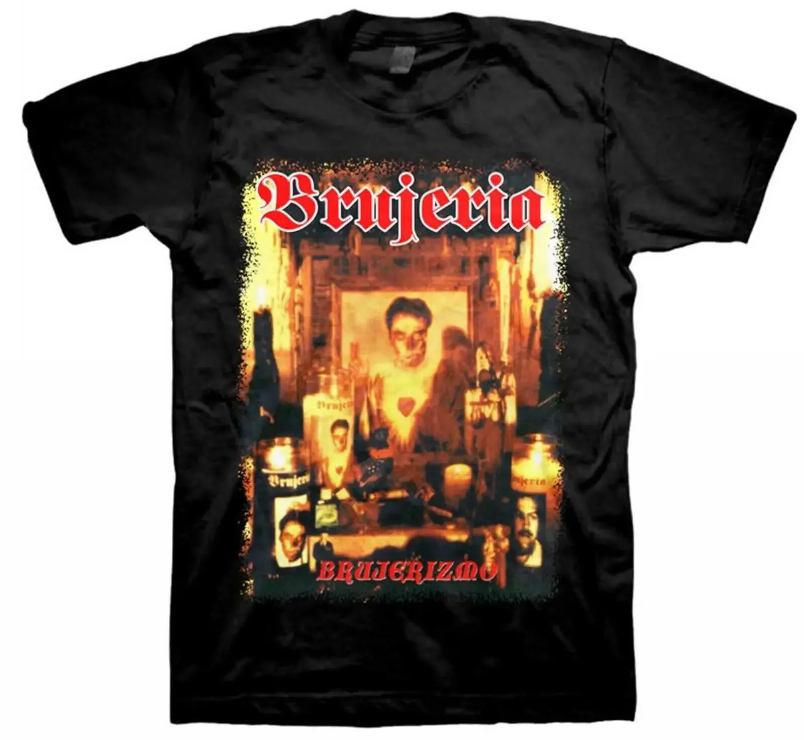 BRUJERIA cd cvr BRUJERIZMO Official SHIRT LAST MED New fear factory asesino OOP long sleeves