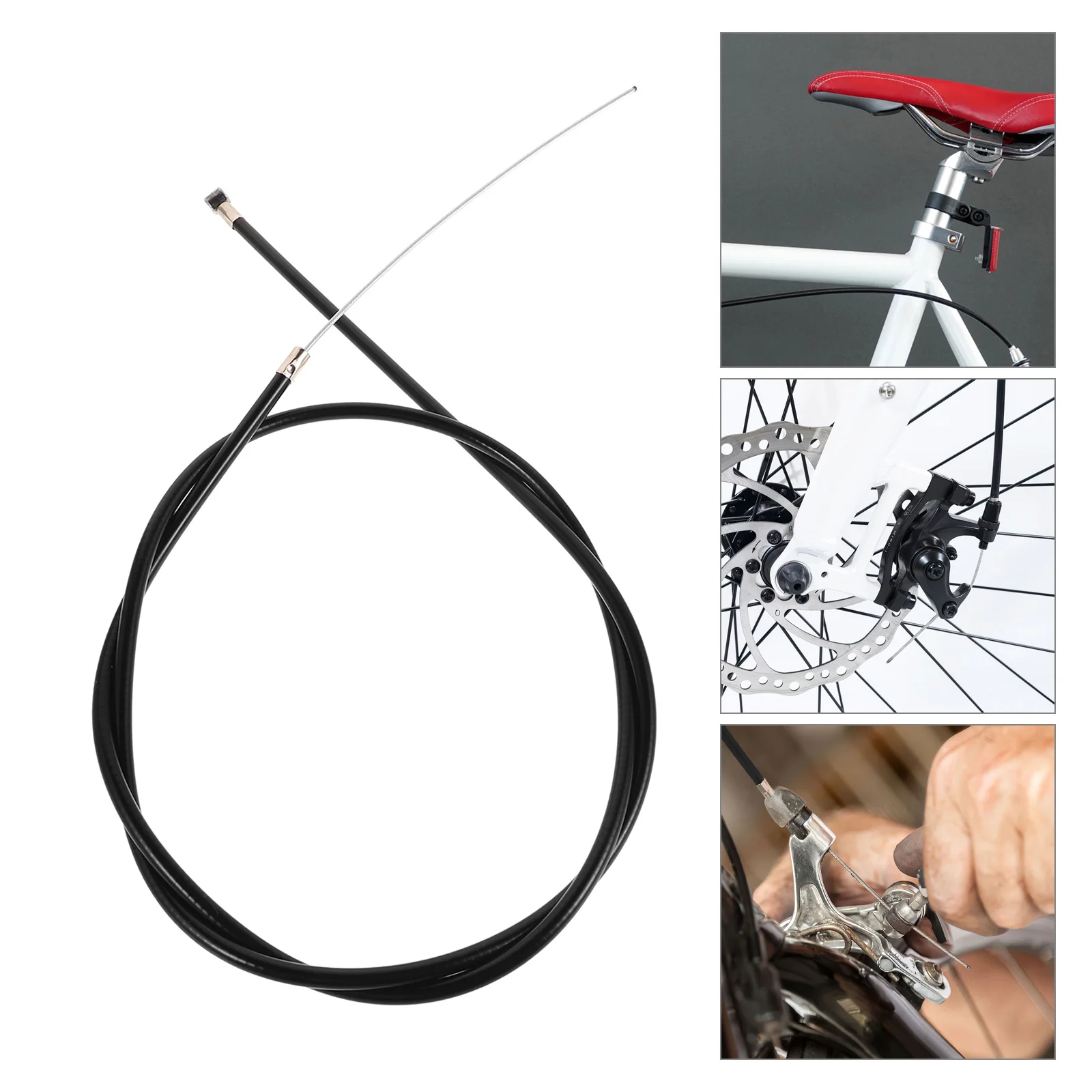 Electric Scooter Brake Cable Professional Replacement for Scooters Bicycles Enhanced Braking Efficiency Easy Installation