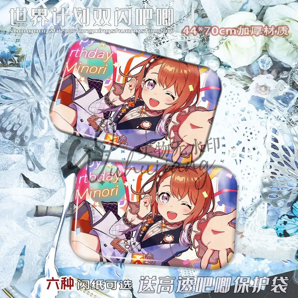 

Project Sekai Anime Hanasato Minori Cute Brooches Pins Badge Backpack Costume Accessories Fashion Jewelry Gifts for Friends