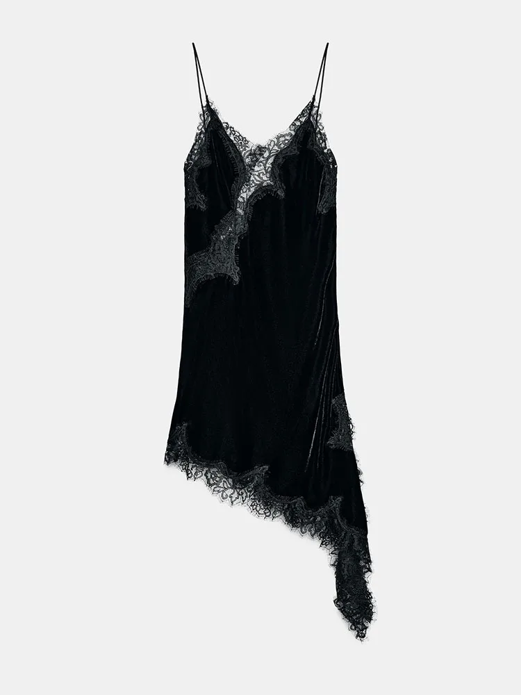 حلوة بسيطة أنيقة الدانتيل الدكتور وصول جديد 2025 الملابس النسائية مثير أناقة ميدي تنورة دون Sves منتصف الخصر