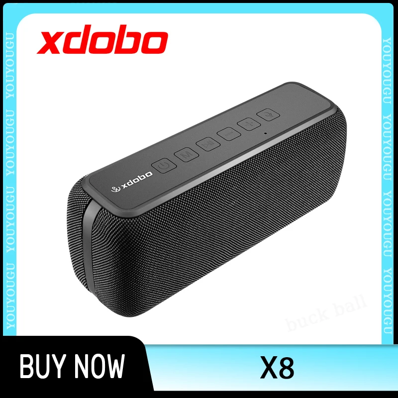 

Xdobo X8 Speaker Stereo Mega Bass Hifi Bluetooth5.0 Speech Control Speaker Portable Vehicle Mounted Exercise Desktop Man Gifts