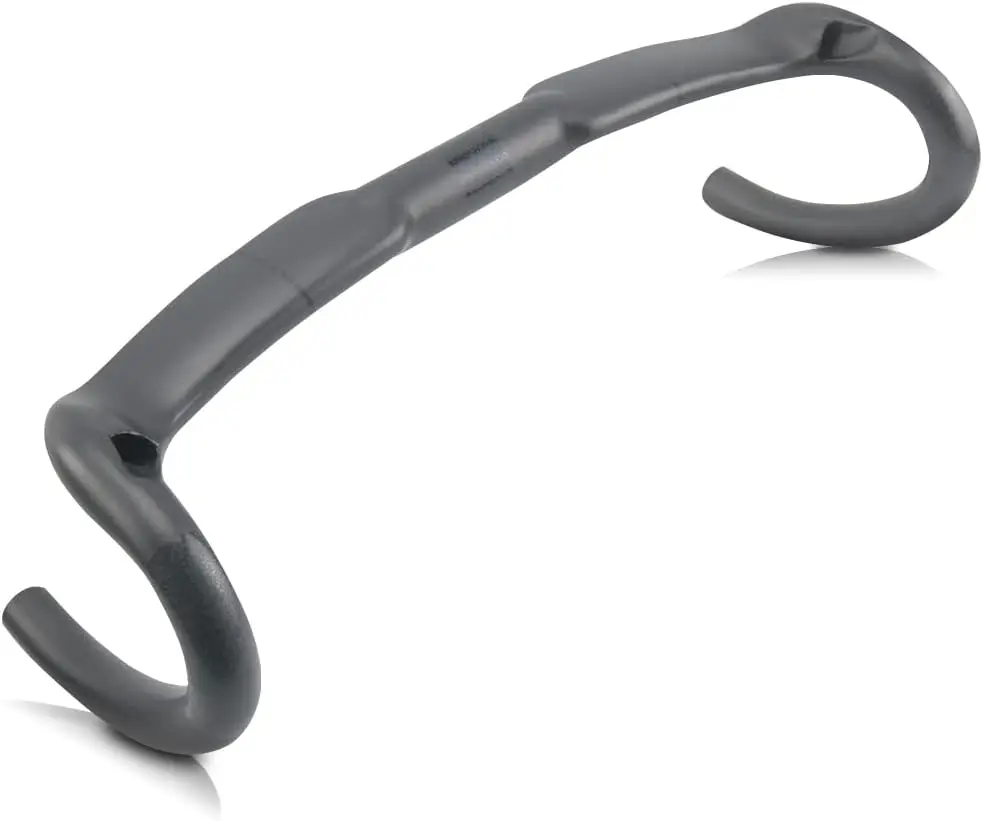 

Carbon Bike Handlebars - 31.8mm Drop Bars for Racing Bicycles, Internal Routing, UD Matte, 420mm, 1-1/4" Road Handlebar