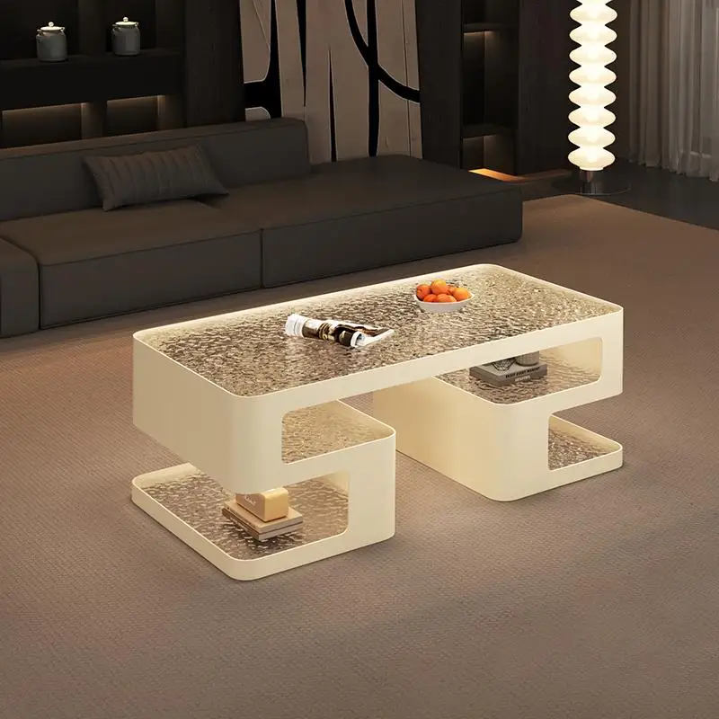 

Italian Luxury End Tables Storage Modern Simple Minimalist End Tables Unique Design Mesas De Centro Para Sala Home Furniture