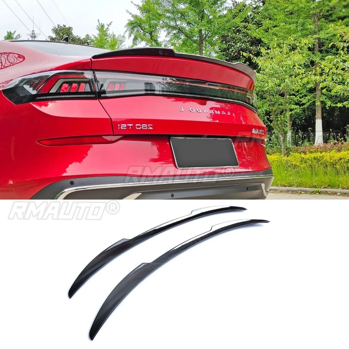 

For Lamando L Car Rear Trunk Spoiler Wing Exterior Part for Volkswagen Lamando L 2022 Modification Part