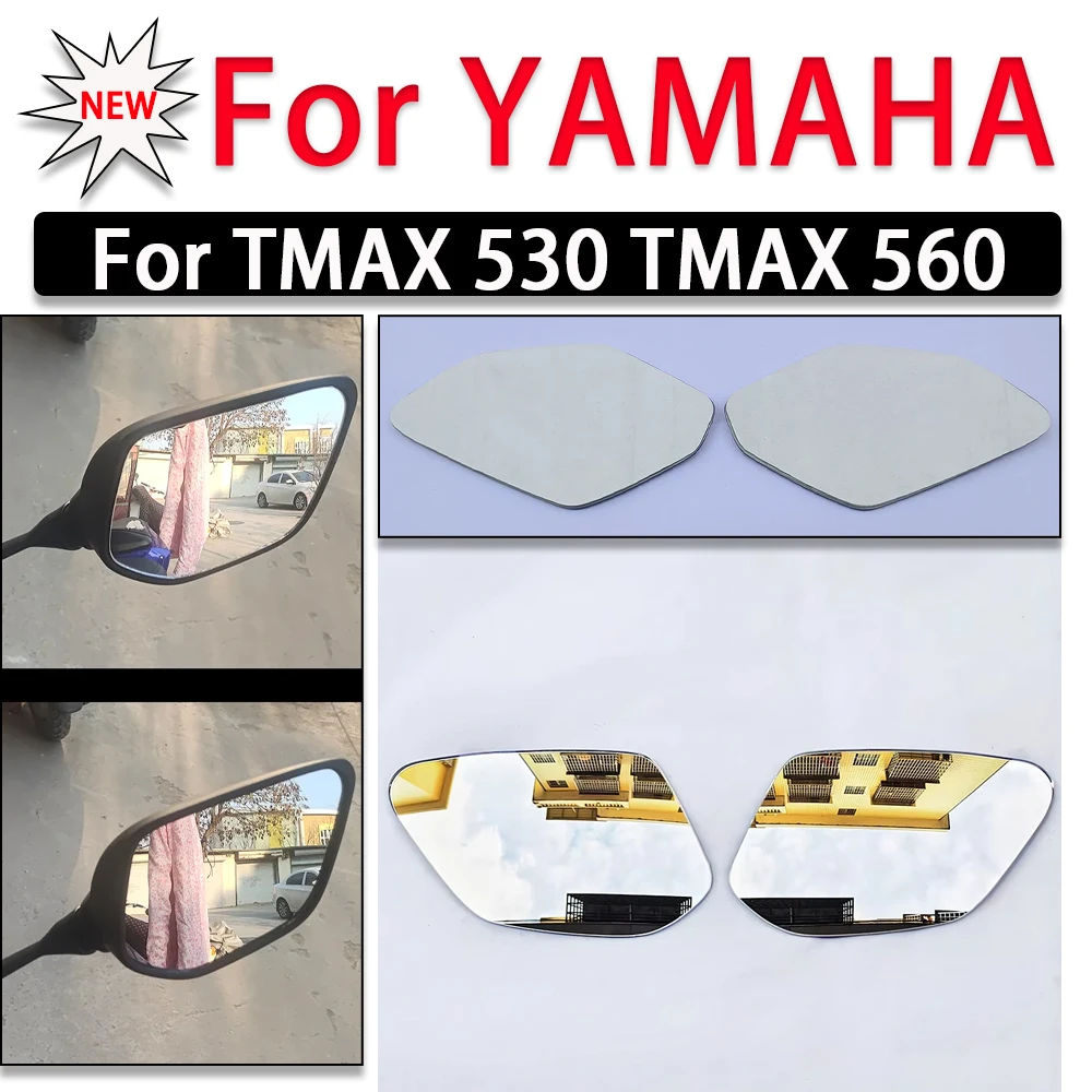 

Convex Mirror Increase Rearview Mirrors Side Mirror View Vision Lens For Yamaha T-MAX TMAX 530 560 TMAX530 TMAX560 Accessories
