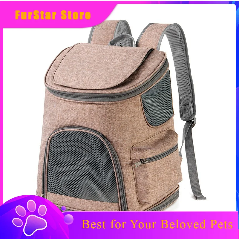 FurStarOutdoors Storage Cat Carriers Backpack Products Pet Bag Cat Carriers Multifunctional Oxford Cloth Home 고양이 가방 MH40MB