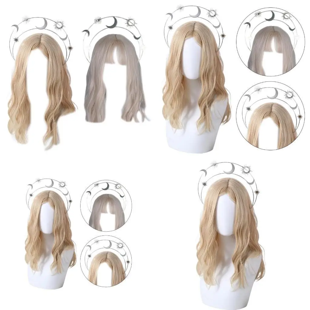 

31BB Crown Headpiece Headband Stage Party Props Tiaras Headwear