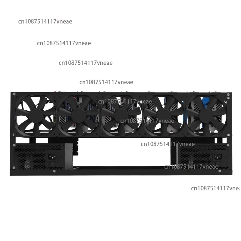 Fixed Rack Open Dual Power Graphics Card Rack AI Supercomputer GPU Display