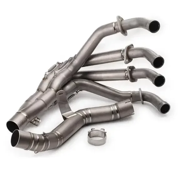 Motorcycle exhaust mid pipe titanium alloy full system for kawasaki z900 (NOT Z900 A2 Z900E)  front link Pipe slip-on 2017-2022