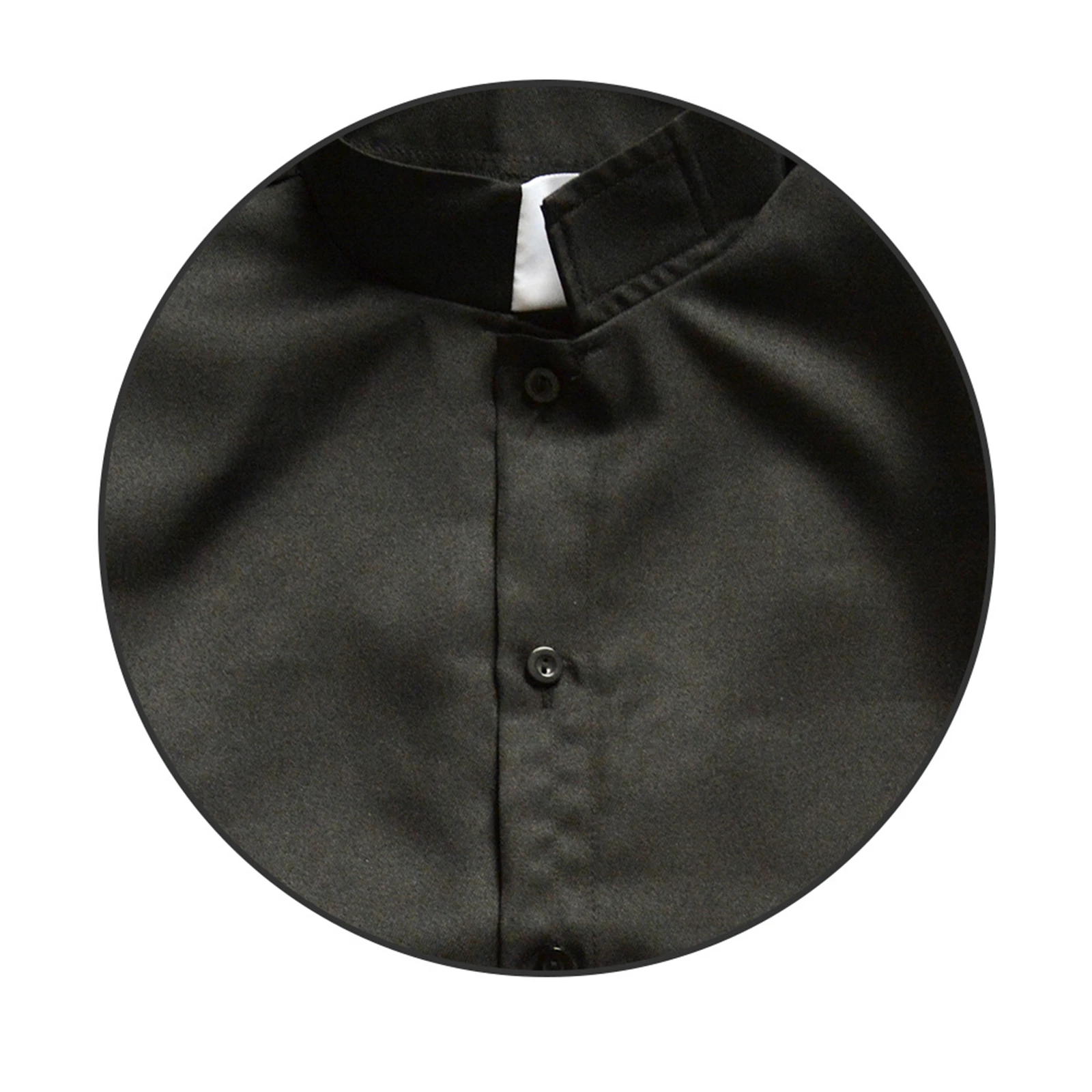 Herren Klerus Robe Erwachsene Priester Kostüm Mönch Zauberer für Männer Exorzist Kostüm für Halloween Outfit