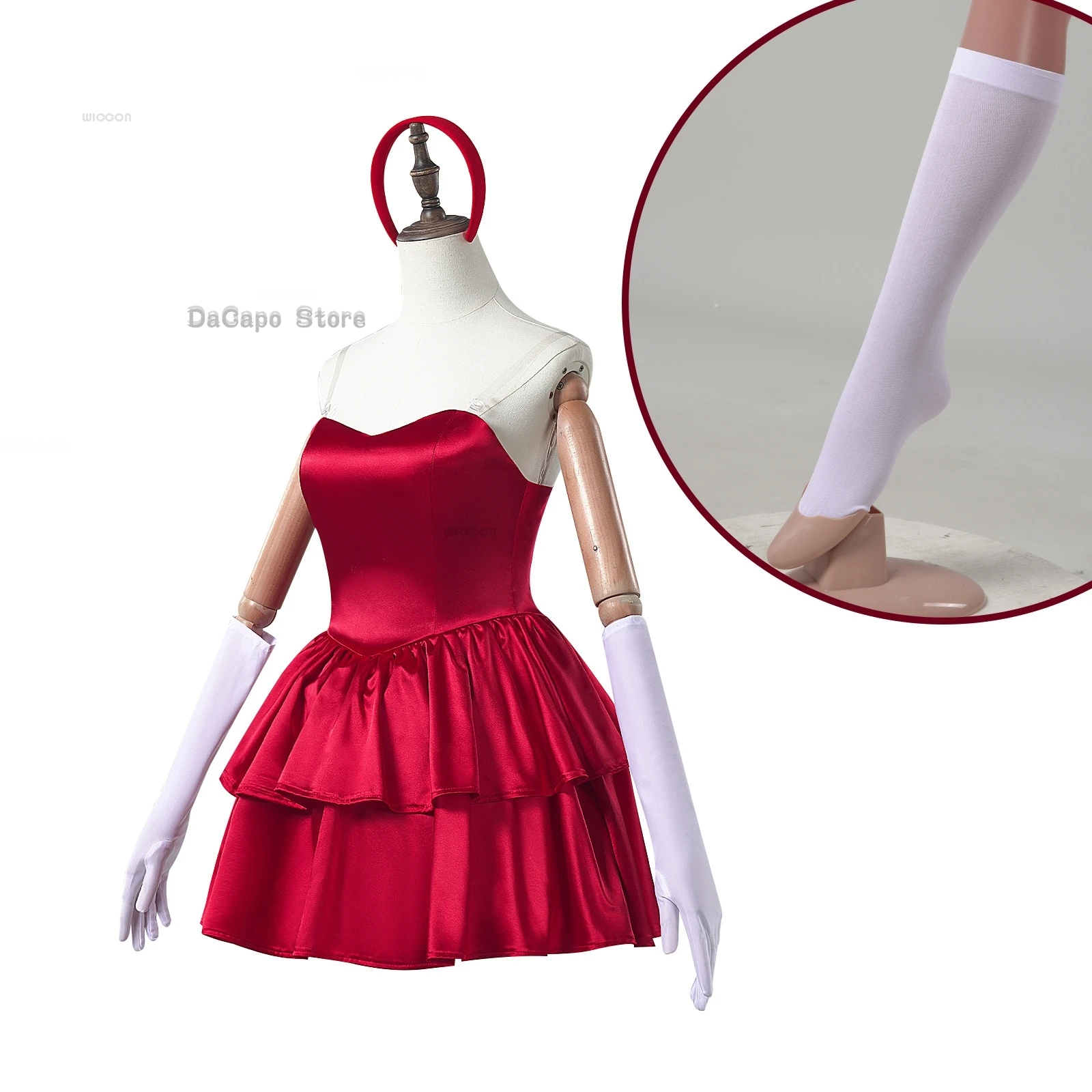 Cosplay de anime para mulheres, filme perfeito, azul, mima, kirie, rumi, vestido vermelho, halloween, assustador, filme, festa, roupa extravagante