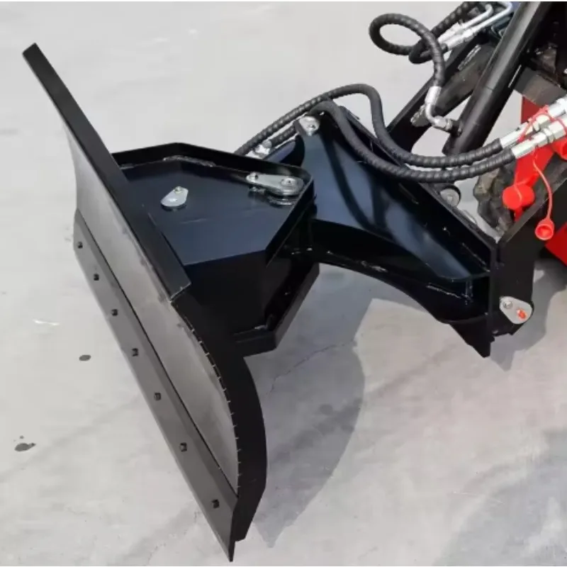 Hot Sale Snow Clearing Equipment: Heavy Duty Snow Plow for Skid Steer Best Snow Plow for Skid Steer