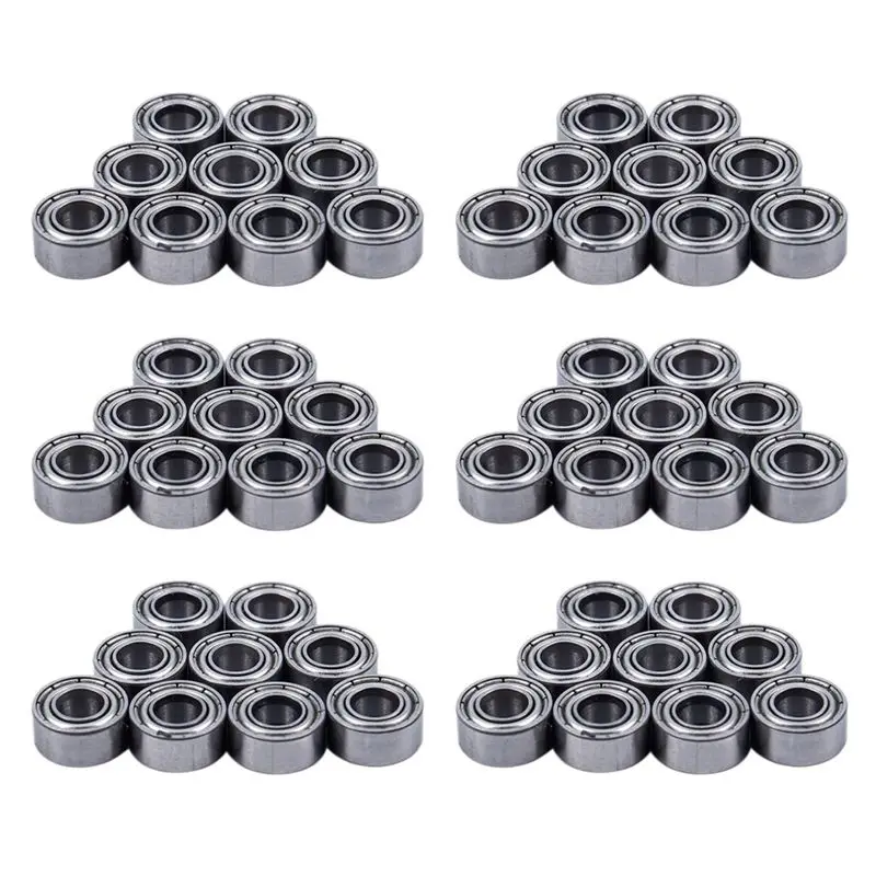 ABKS-684ZZ Bearing 4X9X4 Mm ABEC-5 (60PCS) Miniature 684 Z ZZ Ball Bearings 684-2Z