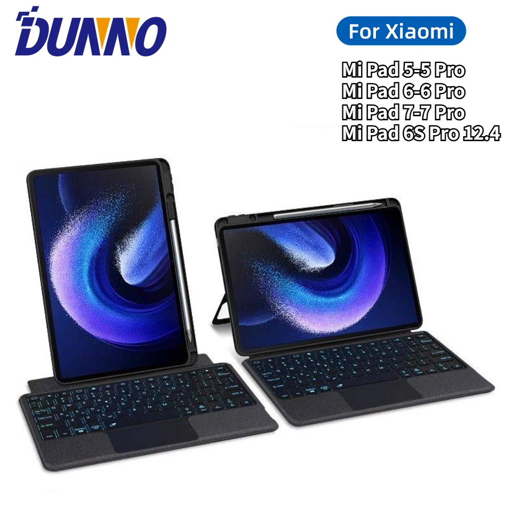 

Magic Keyboard Case for Xiaomi Mi Pad 7 7 Pro 11.2 for Mi Pad 6/6 Pro Mi Pad 5/5 Pro 11 inch for 6s pro Backlit Keyboard Cover