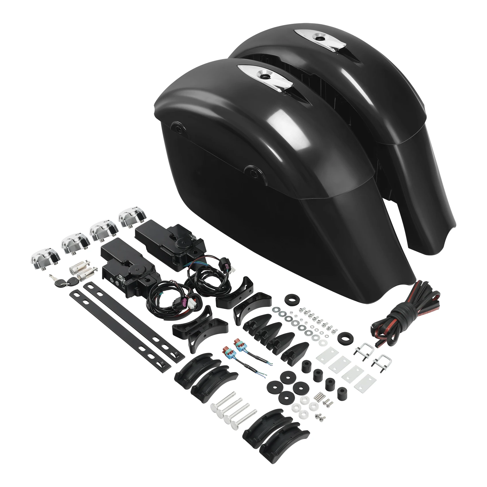 Siodełka elektroniczna zatrzask dla indiańskich wodzów 2014-2018 2018 z czarnego konia Springfield-2019 motocykl Roadmaster 2015-2023 motocykl — zdjęcie 2