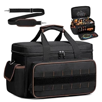 DGEV Bolsa de herramientas, organizador de bolsa de herramientas, bolsa de herramientas para electricista, bolsa de herramientas, carrito de herramientas, bolsas de herramientas para electricistas